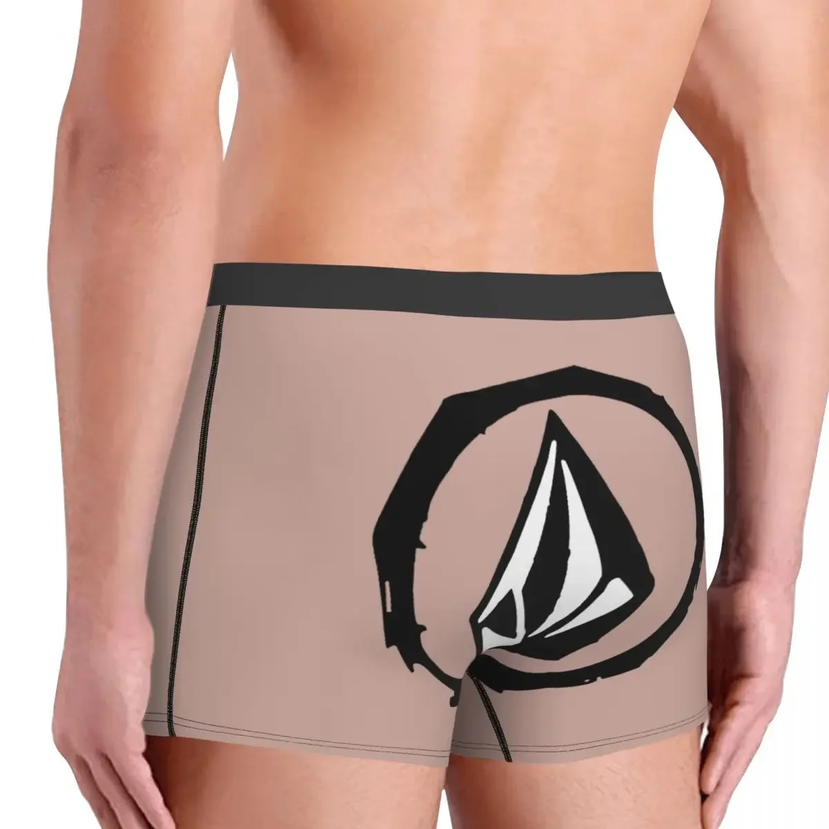 Volcoms Symbol Boxers Shorts para Homem, Cuecas Stretch, Cuecas, Cuecas, Calcinhas, Novidade, Personalizado