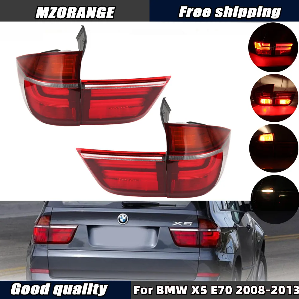 LED Tail Lights for BMW X5 E70 2007-2013 LED Rear Lights with Turn Signal Light Stop Brake Lamp Driving Lamp Reversing Lamp