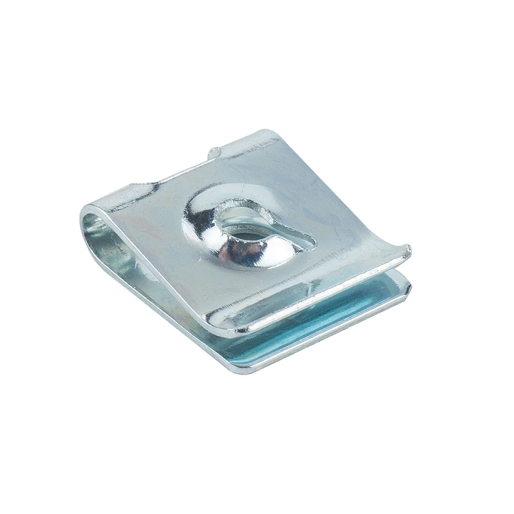 

200pcs U Nut Fasteners Manganese Steel Spire U Clip Self Tapping Screw For Panel Bumper Wiring Harness Motorcycle