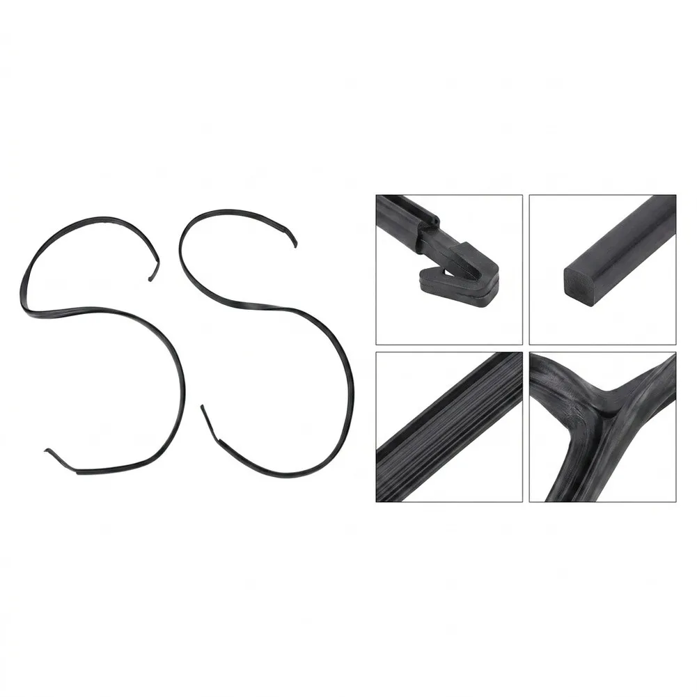 Pair Rubber Car Roof Drip Finish Trim Moulding Seal Strips For Toyota For CHR 2018-2024 75555-F4060 75556-F4060 Car Accessory