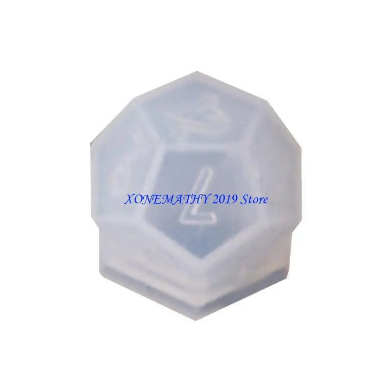 f42f diy dices فيليه شكل راتنج القالب مرآة عالية السيليكون قالب الكريستال ايبوكسي القالب صنع الحرف لصنع لعبة لوحة طاولة KTV لعبة