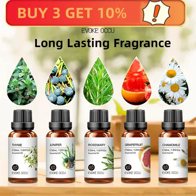 30ml reines ätherisches Jasmin-Rosenminz-Lavendel-Vanille-Öl für Diffusor, Luftbe feuchter, Massage, Hautpflege, Seifen kerzen herstellung