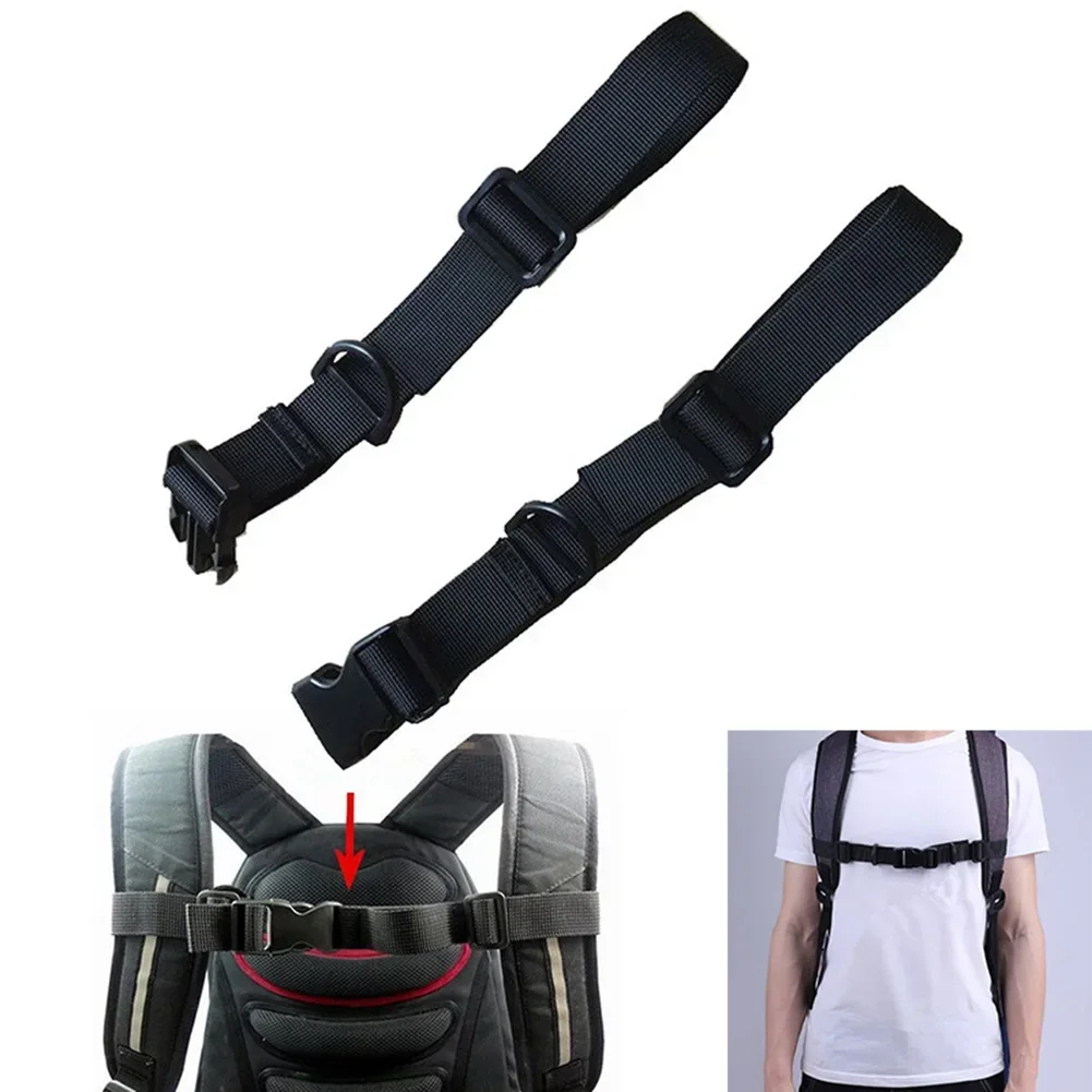 

Buckle Clip Strap Adjustable Chest Harness Bag Backpack Shoulder Strap Webbing Outdoor Camping Bags Straps Accessories