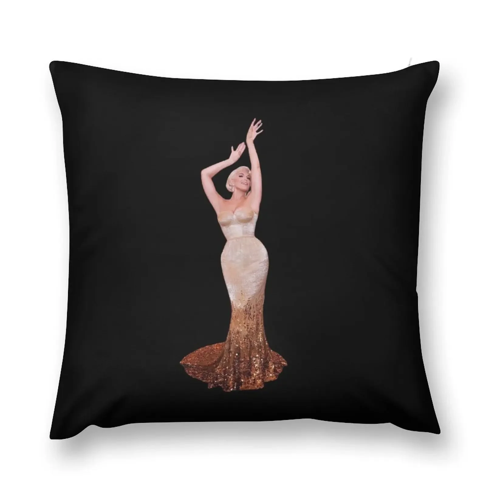 

Hannah Waddingham at the SAG Awards Throw Pillow Decorative Cushions For Luxury Sofa Covers For Sofas pillows decor home pillow