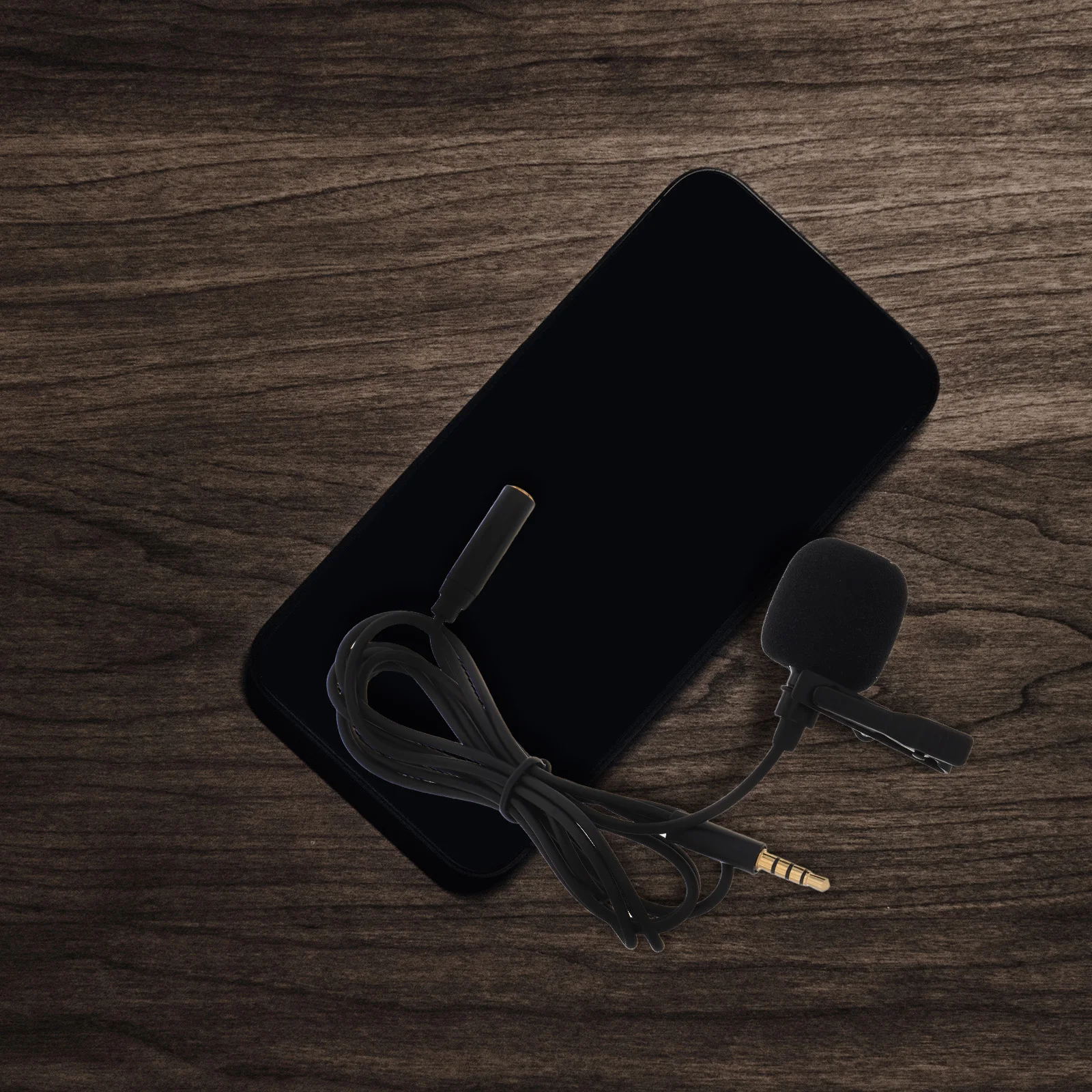 

Lavalier Microphone Cell Phone Mini Mics Recording Studio Classroom Live Streaming Video Compatible Smartphones Tablets