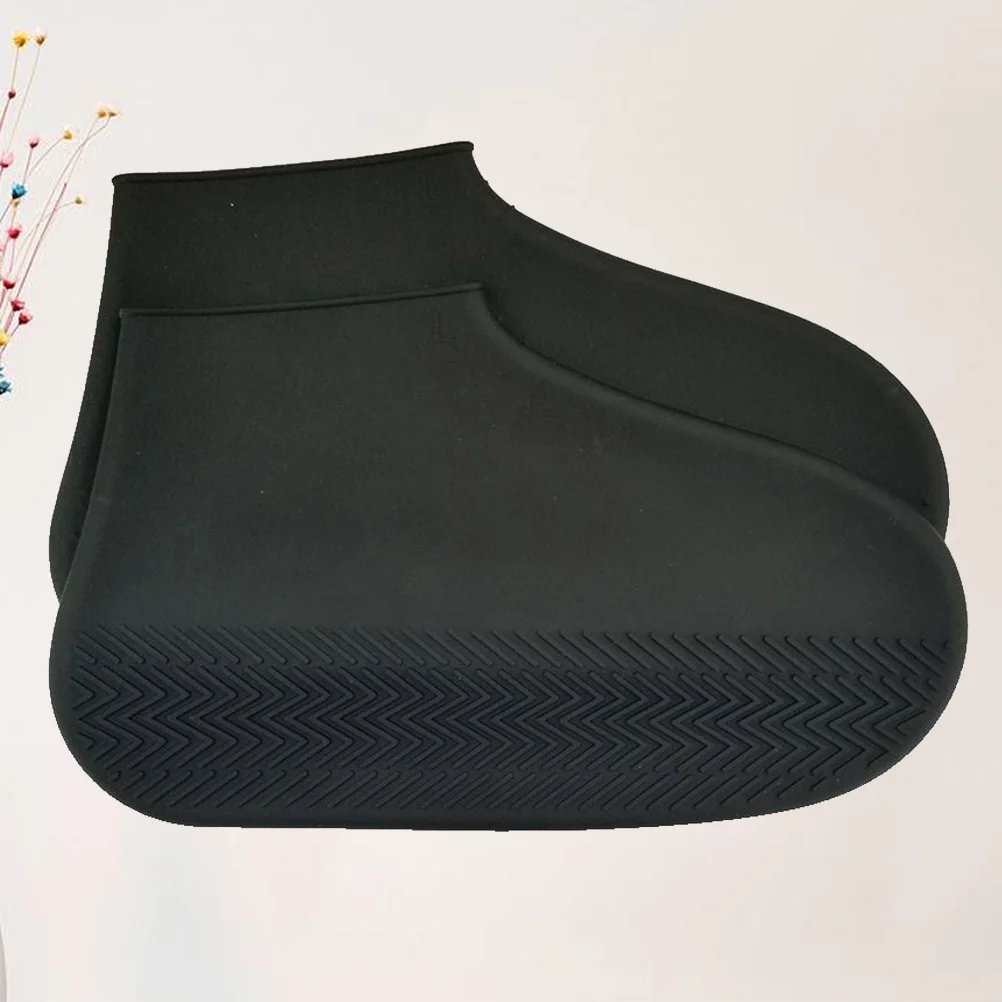 

Anti-Slip Shoe Cover Thickened Waterproof Mud Rain Snow Protector For Outdoor Camping Travel Hiking Black L