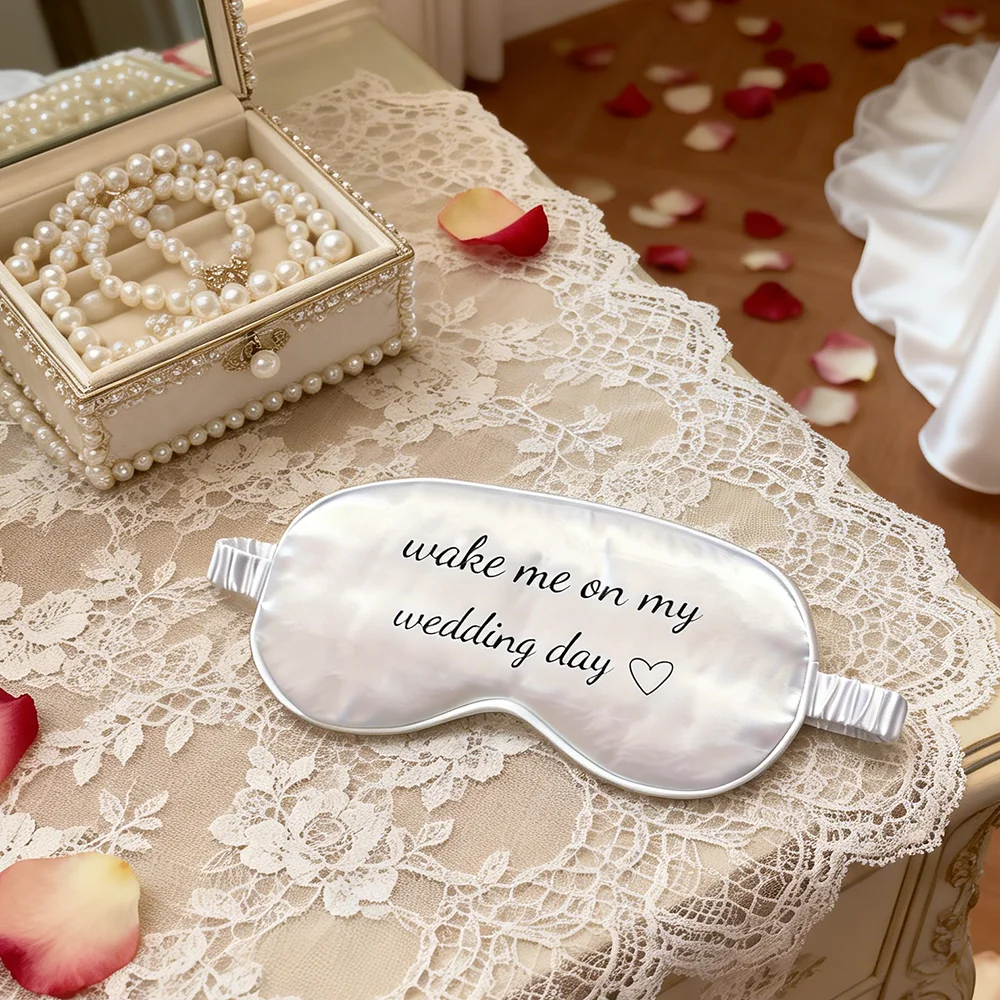 

1pcs Bride To Be Eye Mask for Wedding Bachelorette Hen Night Party Supplies Bridal Shower Honeymoon Newlywed Couple Mr Mrs Gift