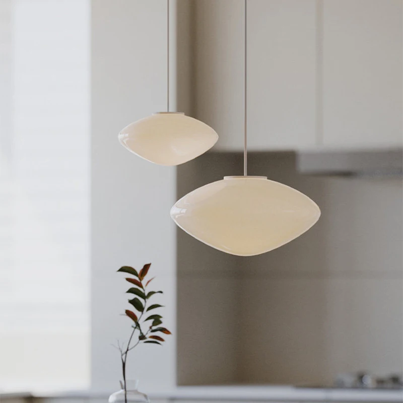 

2026 Denmark Designer Kitchen Island Hanging Lamp Glass Suspension Ceiling Light Chandelier for Dining Table