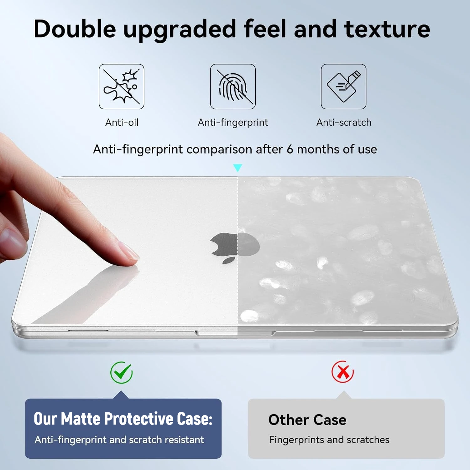Für MacBook Neo Case 13 Zoll 2026 A18 Pro Chip Modell A3404, passend zur offiziellen Farbe, kratzfest, Geschenk zur Schulanfangszeit – Detail 4