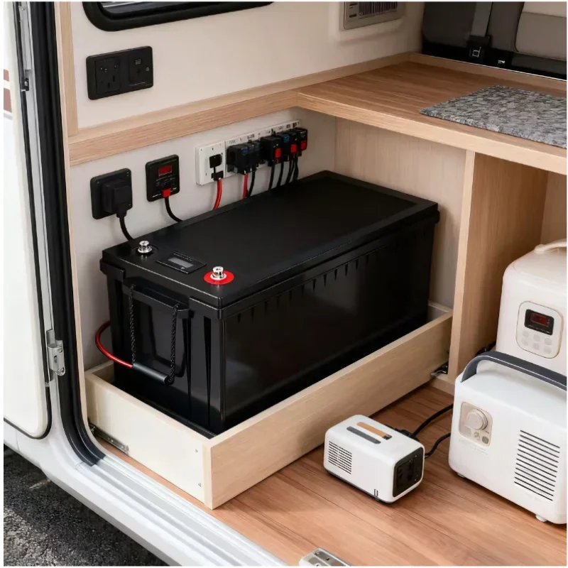 Forte Power 24V 200Ah 300Ah Lithium Battery 3.7V Li Ion Cell with 100A BMS for Solar Panels Inverter + Charger