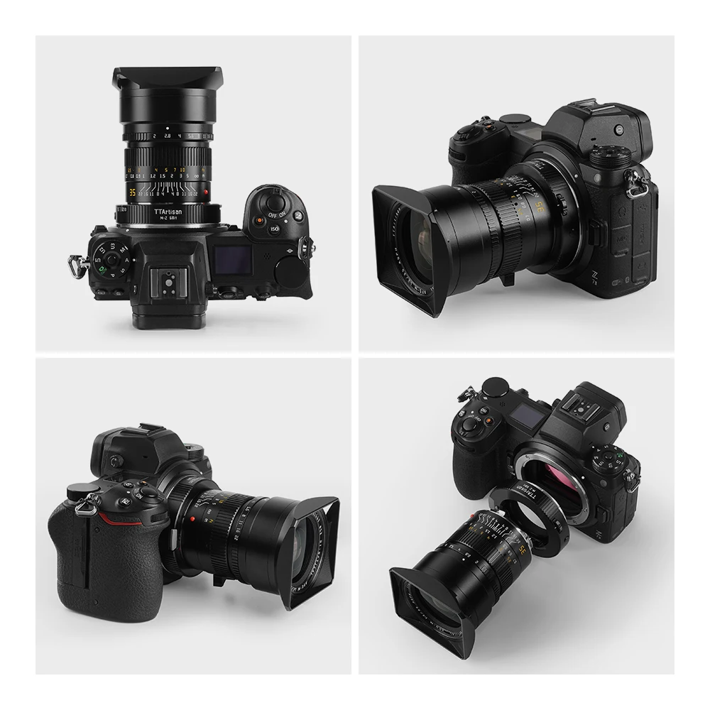 حلقة محول TTartisan M-Z 6Bit لعدسة Leica M إلى كاميرا Nikon Z تدعم نقل Exif وتشغيل تثبيت صورة الجسم