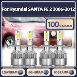 Canbus LED Headlight 240W 40000LM Auto Headlamp 6000K Car Light Bulbs For Hyundai SANTA FE 2 2006 2007 2008 2009 2010 2011 2012