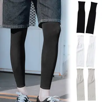 Ademende Uv-Bescherming Beenhoezen Beenmouwen Ijs Zijde Ademend Snel Droog Hardlopen Sport Legging Zon Uv Bescherming Hoezen