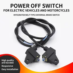 Black Front/Rear Brake Parts Electric Vehicle Accessories Disc Brake Switch Motorcycle Switch Power Off Power Off Switch