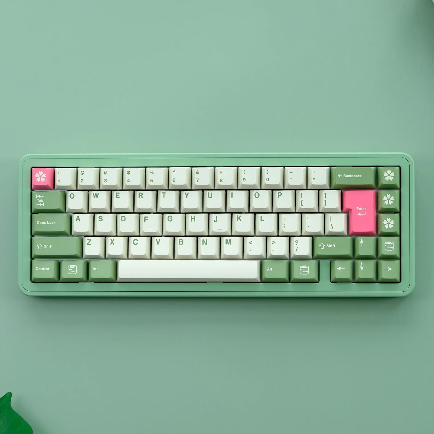 1 Satz gmk hanami dango Tasten kappen pbt Farbstoff Sublimation Tasten kappen Kirsch profil Tasten kappe für mechanische Tastatur mit 1,75 u 2u Verschiebung