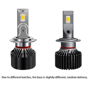 Doppelte LED -LED -LED -LED -Leuchten, Nebelscheinwerfer, Gelb, Weiß, 3000k, 4300k, 6000k, H4, H8, H11, Hb3, 9006, H7, 12000lm, 2x100W 10 Hauptverkäufe gelbe Lampen H4 - №7