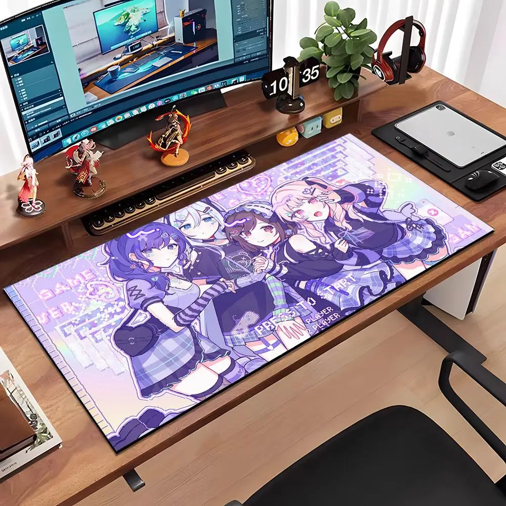 لوحة ماوس F-Final F-Fantasy كبيرة مضادة للانزلاق من المطاط للألعاب لوحة مكتب متينة بحافة سميكة مناسبة للمكتب والألعاب #6