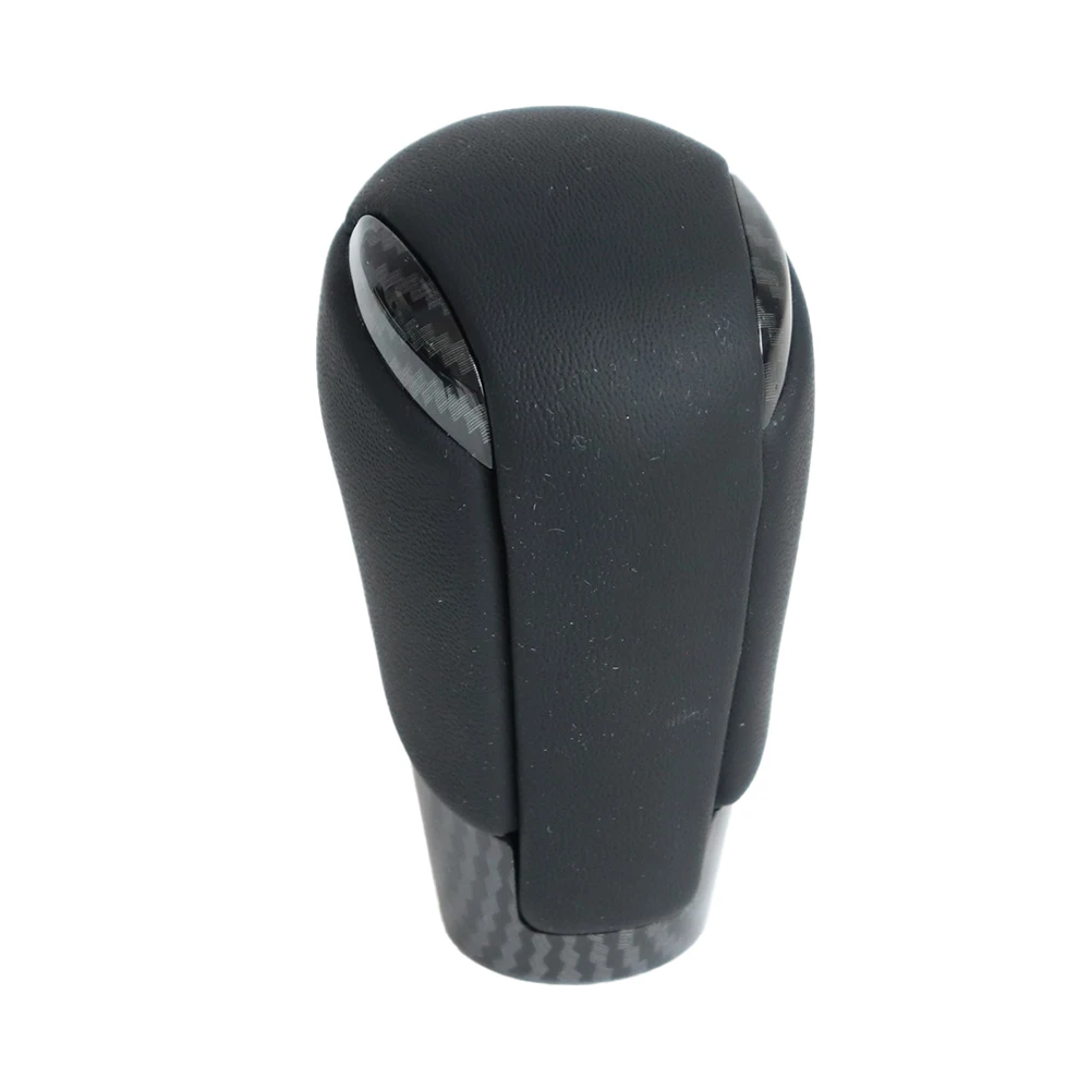 Car Accessories Shift Knob Black And Carbon Fiber Improved Driver Confidence Modern Design Performance Under Conditions