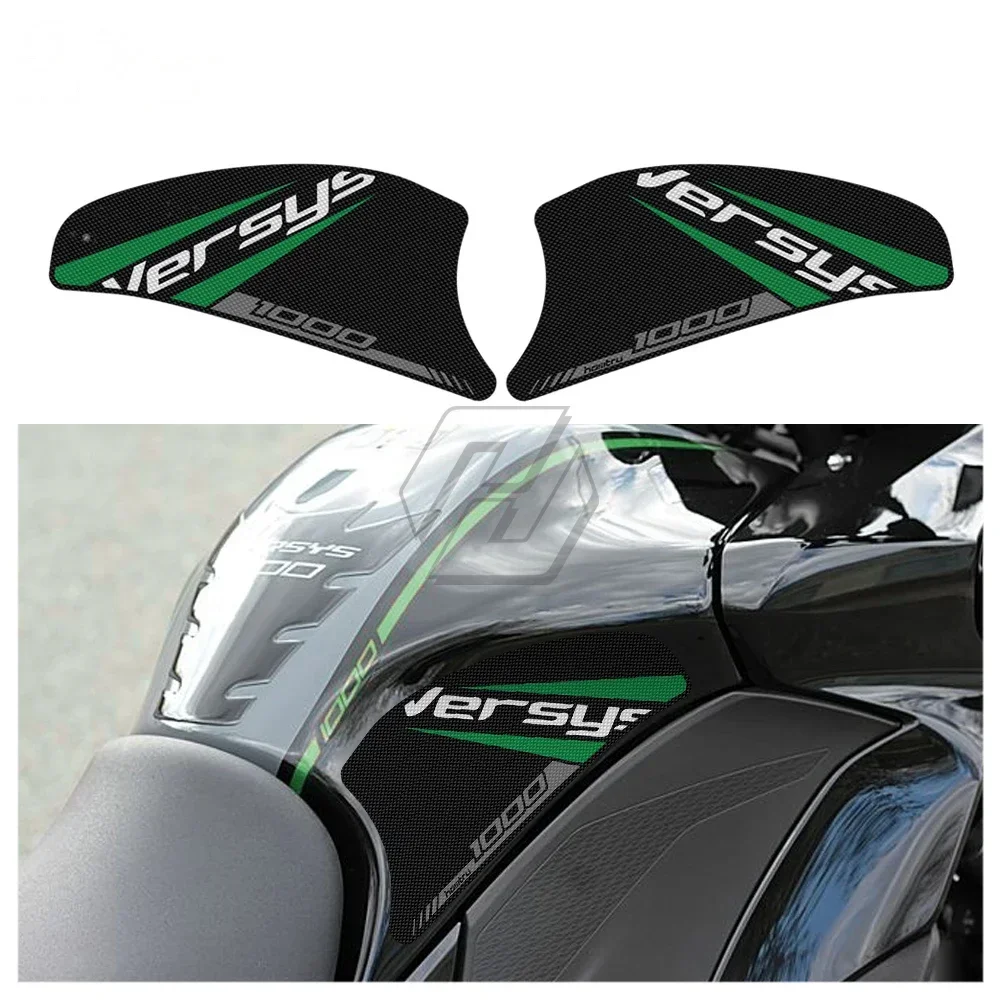 For Kawasaki VERSYS 1000 2016-2022 Motorcycle Sticker Side Tank Pad Protection Knee Grip Anti-slip