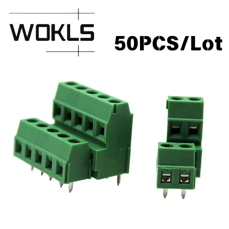 DG381B KF128B MKKDS1/2 3.5mm & 3.81mm High-Low Integrated Screw PCB Terminal Block, Modular 2P 3P Connector