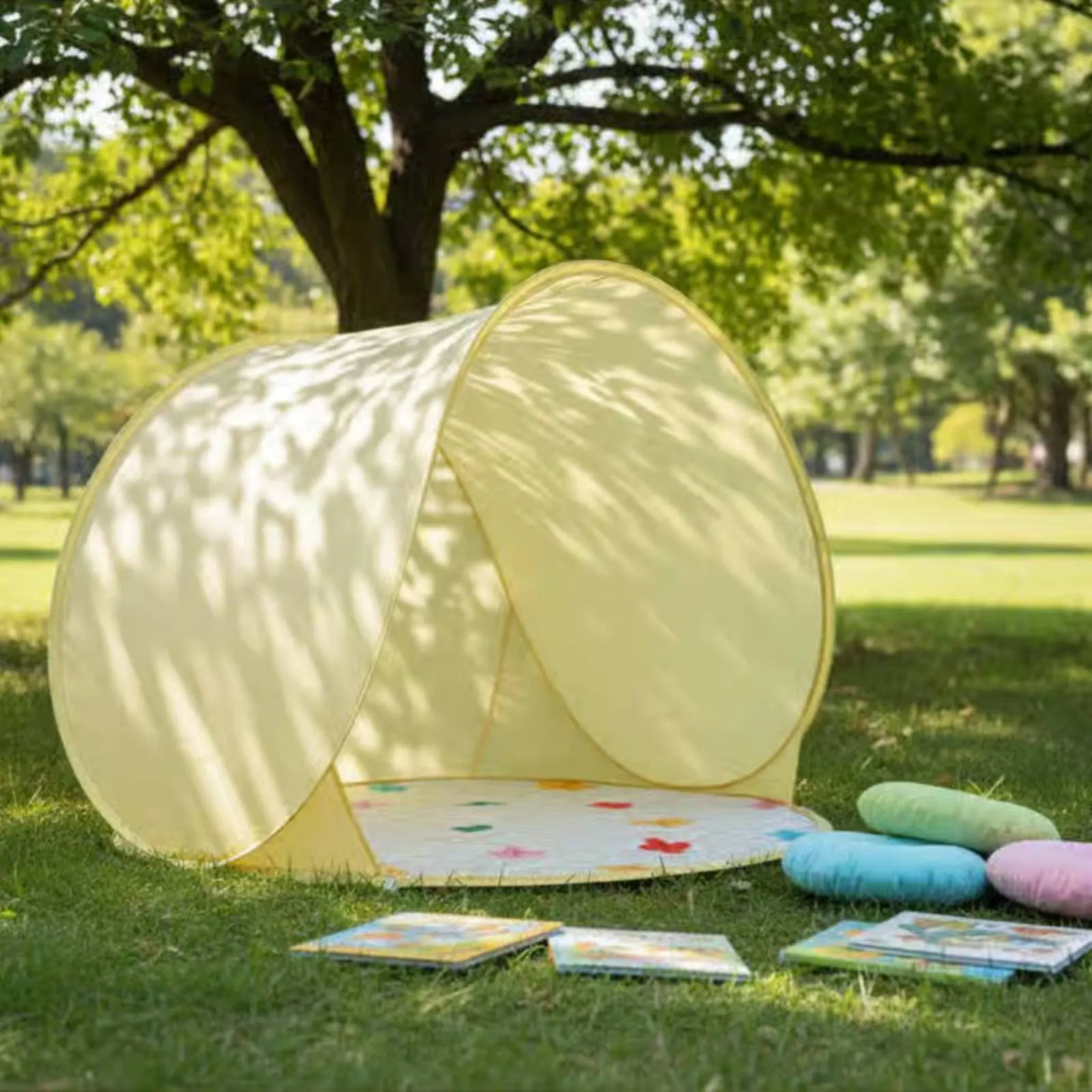 Popup Beach Tent Windproof Instant Setup Beach Tent Rainproof Waterproof for Children view 6