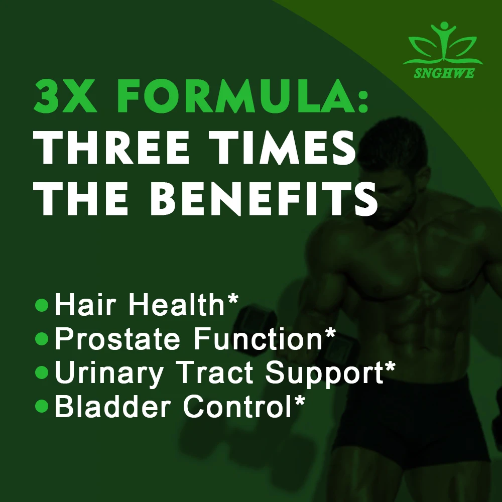 Saw Palmetto Prostate Support Supplement-Supports Prostate Health, Urinary Tract and Urinary Health, Reduces Urinary Frequency