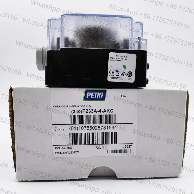 P233A-4-AA P233A-4-AKCFilter air differential pressure switch Differential pressure 0.5~4mbar