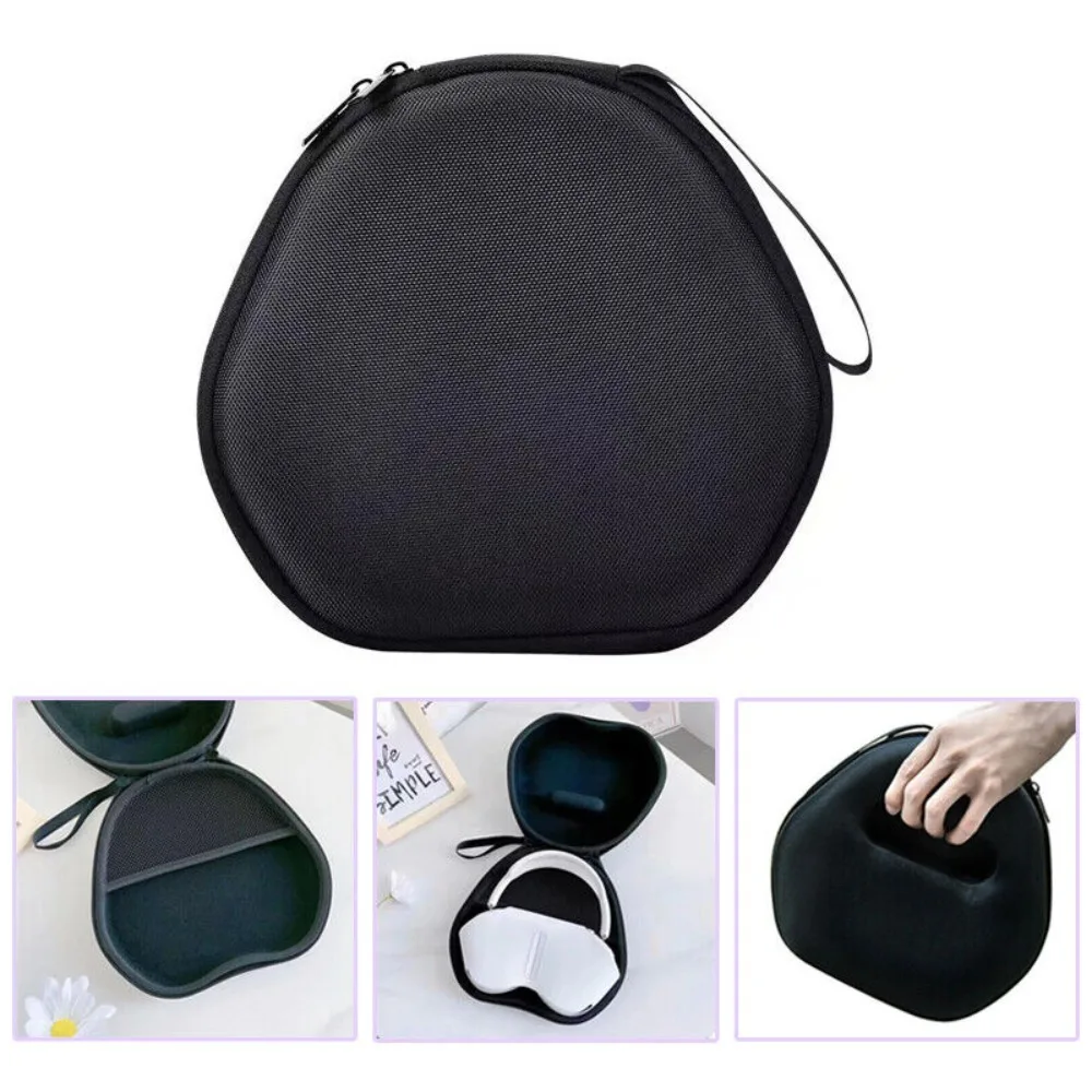 Black Headphone Case Dustproof Zipper Headphone Storage Box Anti-fall Headset Hard Carrying Box for SONY WH-CH720N vs WH-CH520