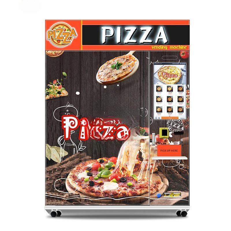 Fresh Pizza Vending Machine With Baking And Heating System Pizza Vending Machine