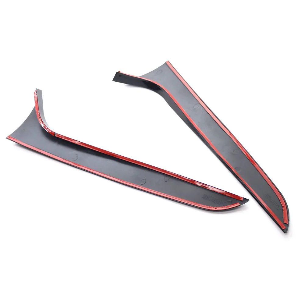 1 Pair Rear Window Side Spoiler Window Side Wing Spoiler Canard Splitter ABS Plastic for Audi A4 B8 Allroad Avant 09-16