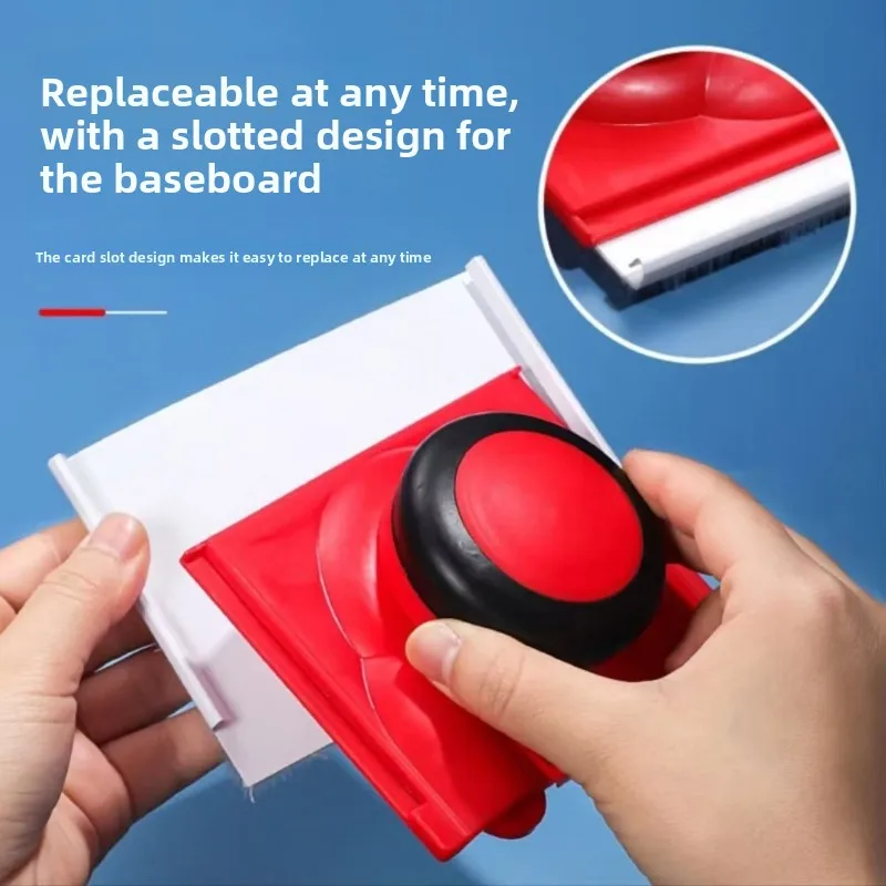 Universal edging tool, paint tool, latex paint edging tool, plush sponge brush, internal corner trimming and color separation to - view 3