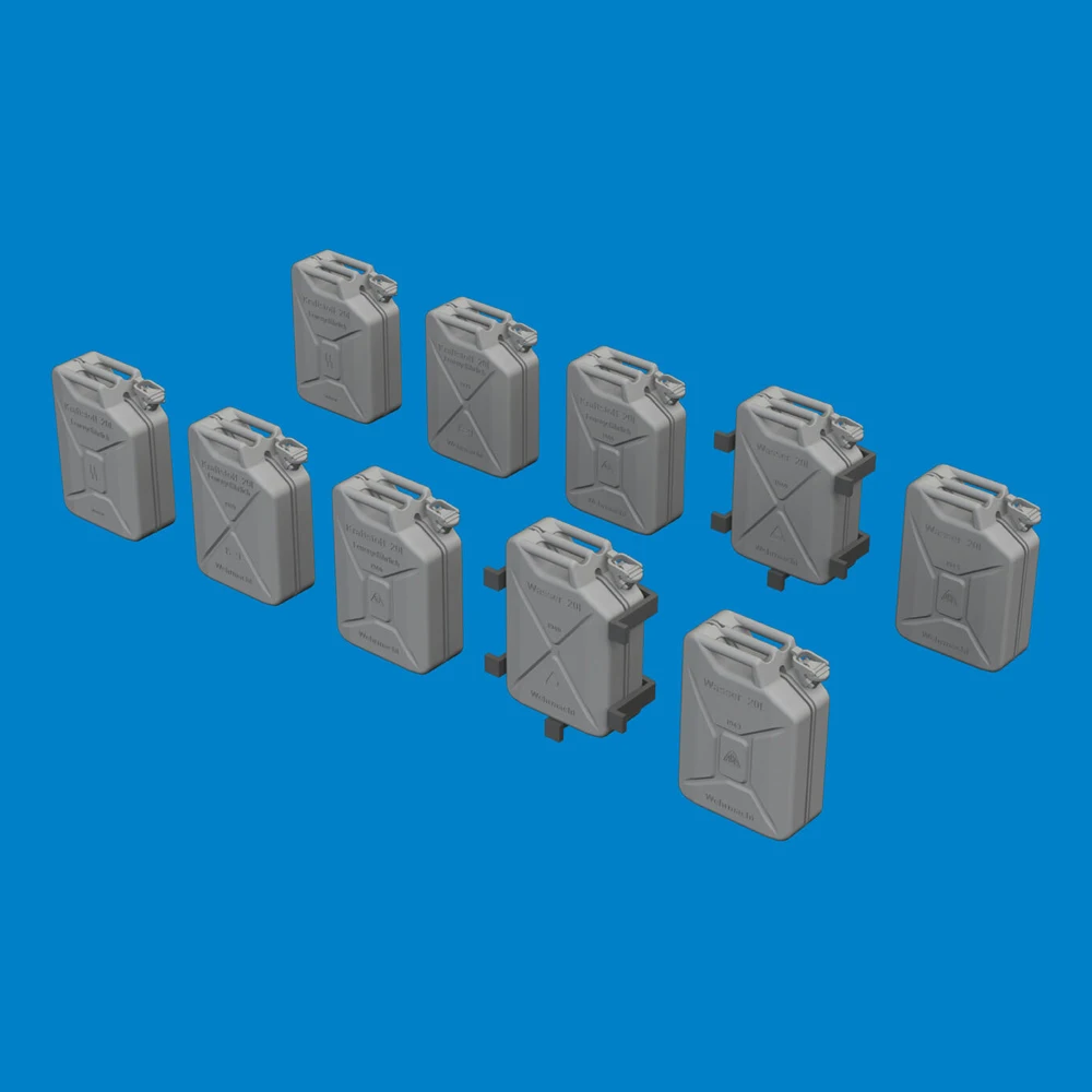 IMPRESSION de canettes Jerry de la seconde guerre mondiale, accessoires de modèle en résine, GK, thème militaire de la seconde guerre mondiale, kit non assemblé et non peint, 1/35