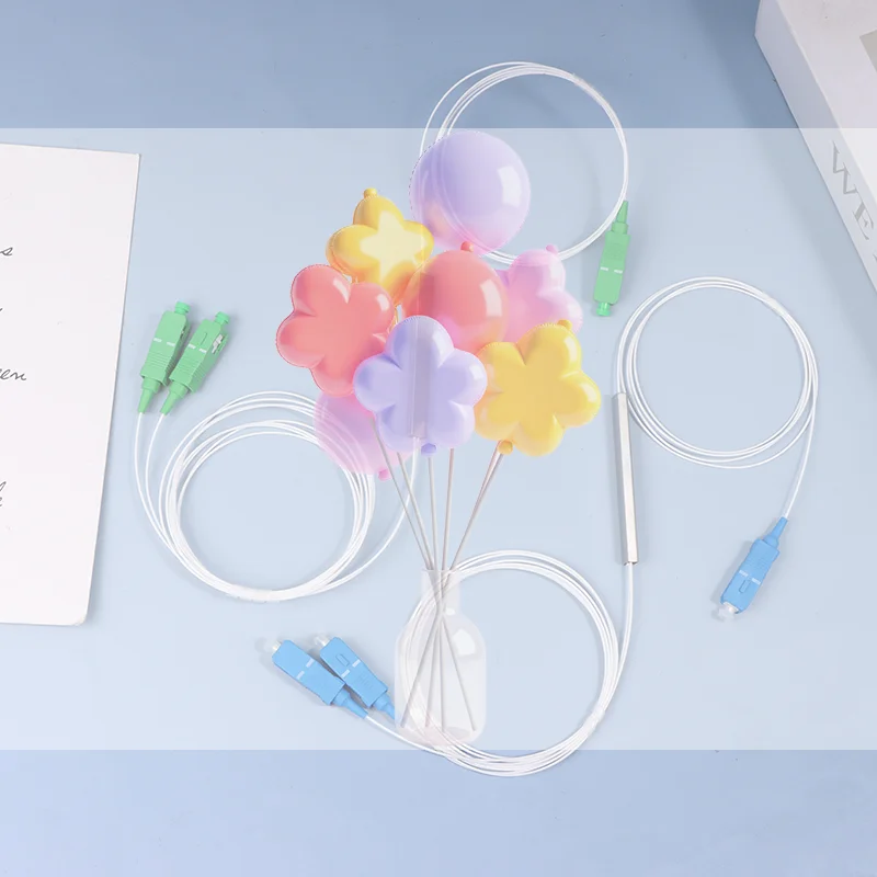 

Fiber Optic PLC Splitter 1x2 SC/APC SC/UPC Mini Blockless 1*2 SC APC/UPC Connector Fiber Splitter FTTH Single Mode