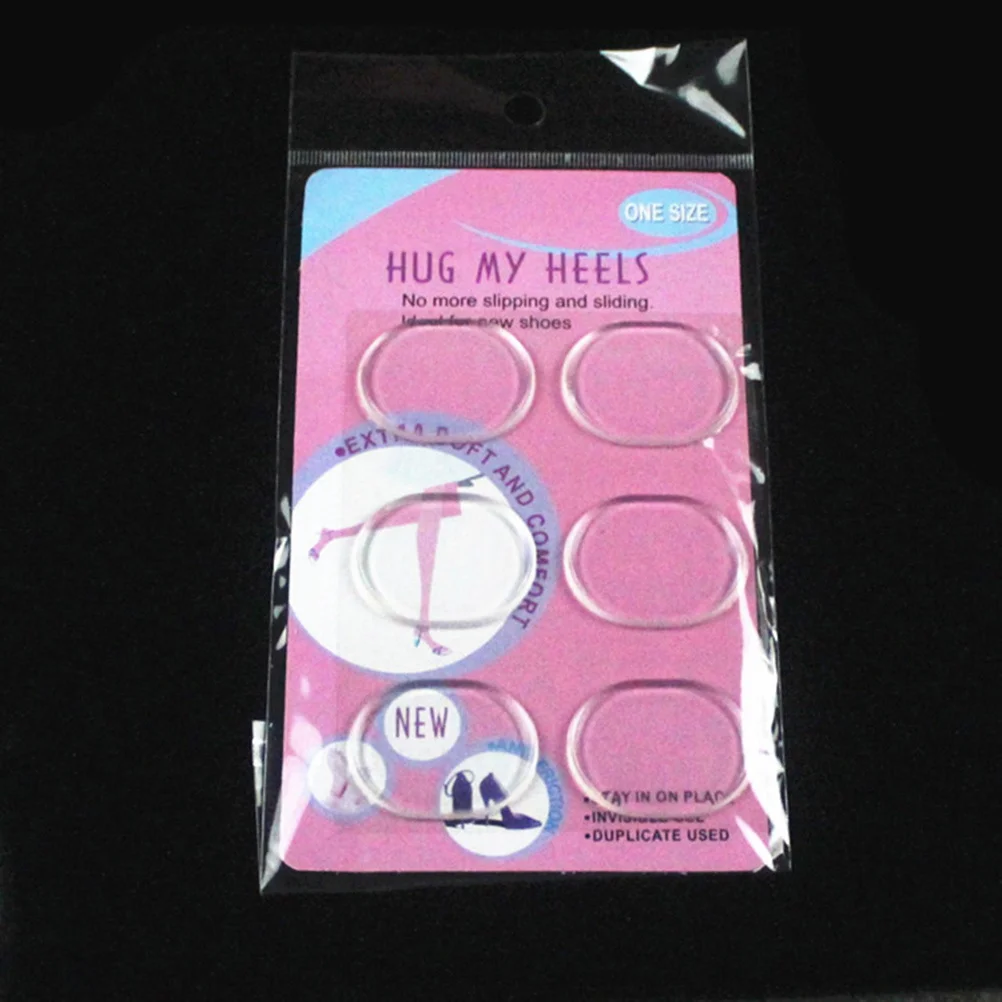 

6pcs Silicone Heel Pads Blister Protection Shoe Cushions For Heels Flats Pain Relief Sore Spot Care Foot Care Tool Blister Pads