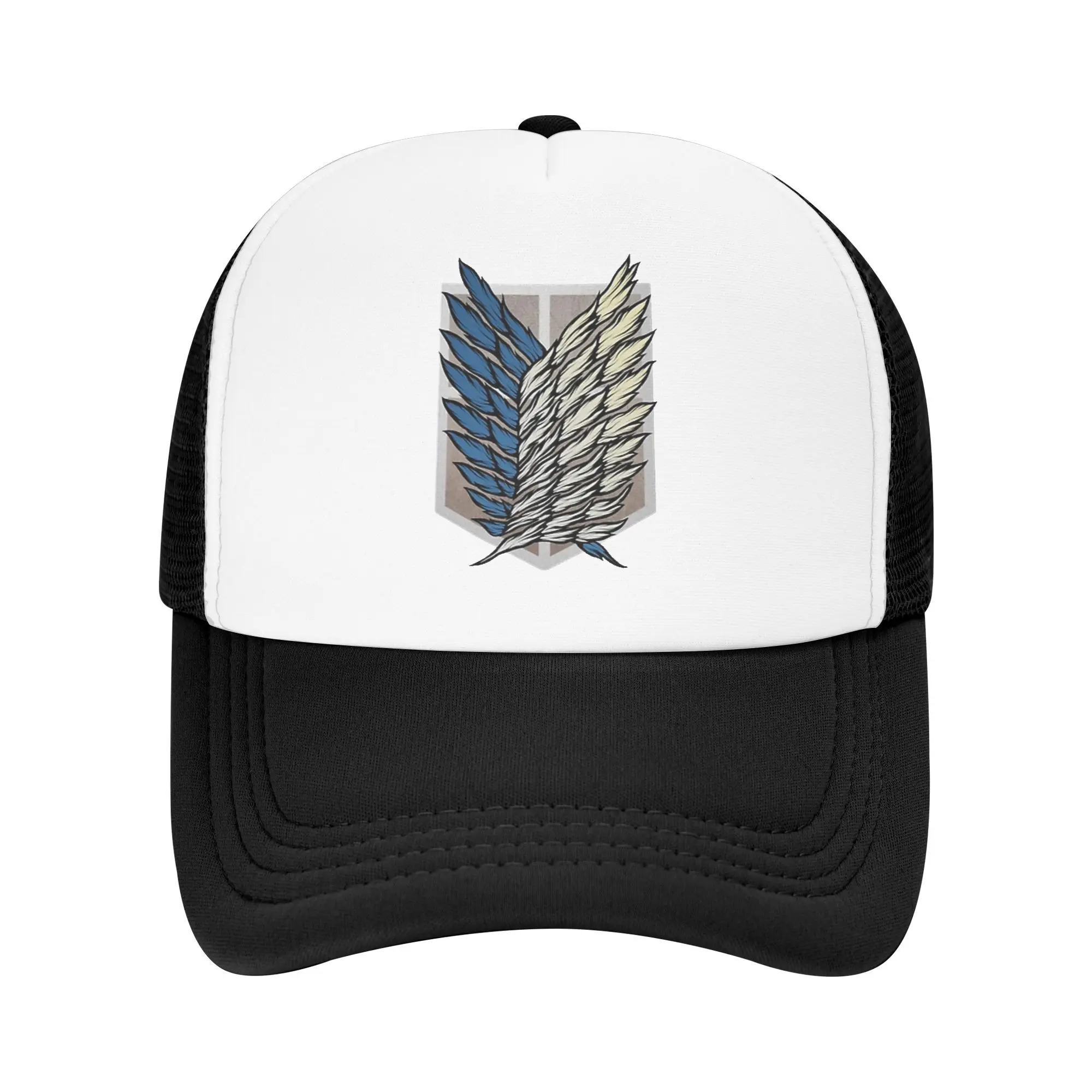 Attack On Titan Survey Corps. Trucker Caps Men Women Outdoor  Hats Sun Hat Dad Hat Snapback Caps Mesh Baseball Caps Washable