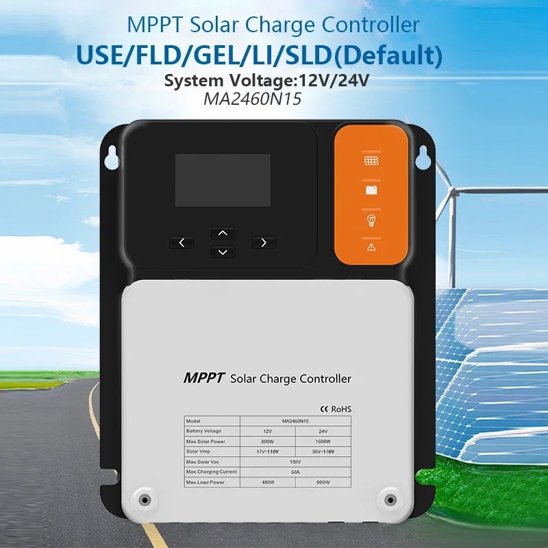 Solar charge controller battery charger Regulator for Li-ion lithium batteries Controlador De Carga Solar Universal Controller