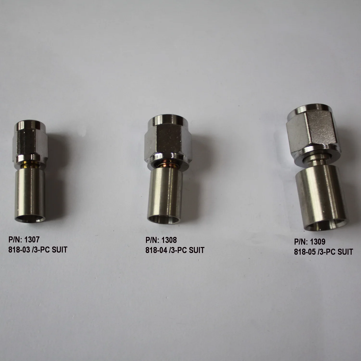 

AN3, AN4, AN5, 818 Series, Female Tube Nuts, 3PC, Three-PC Suits