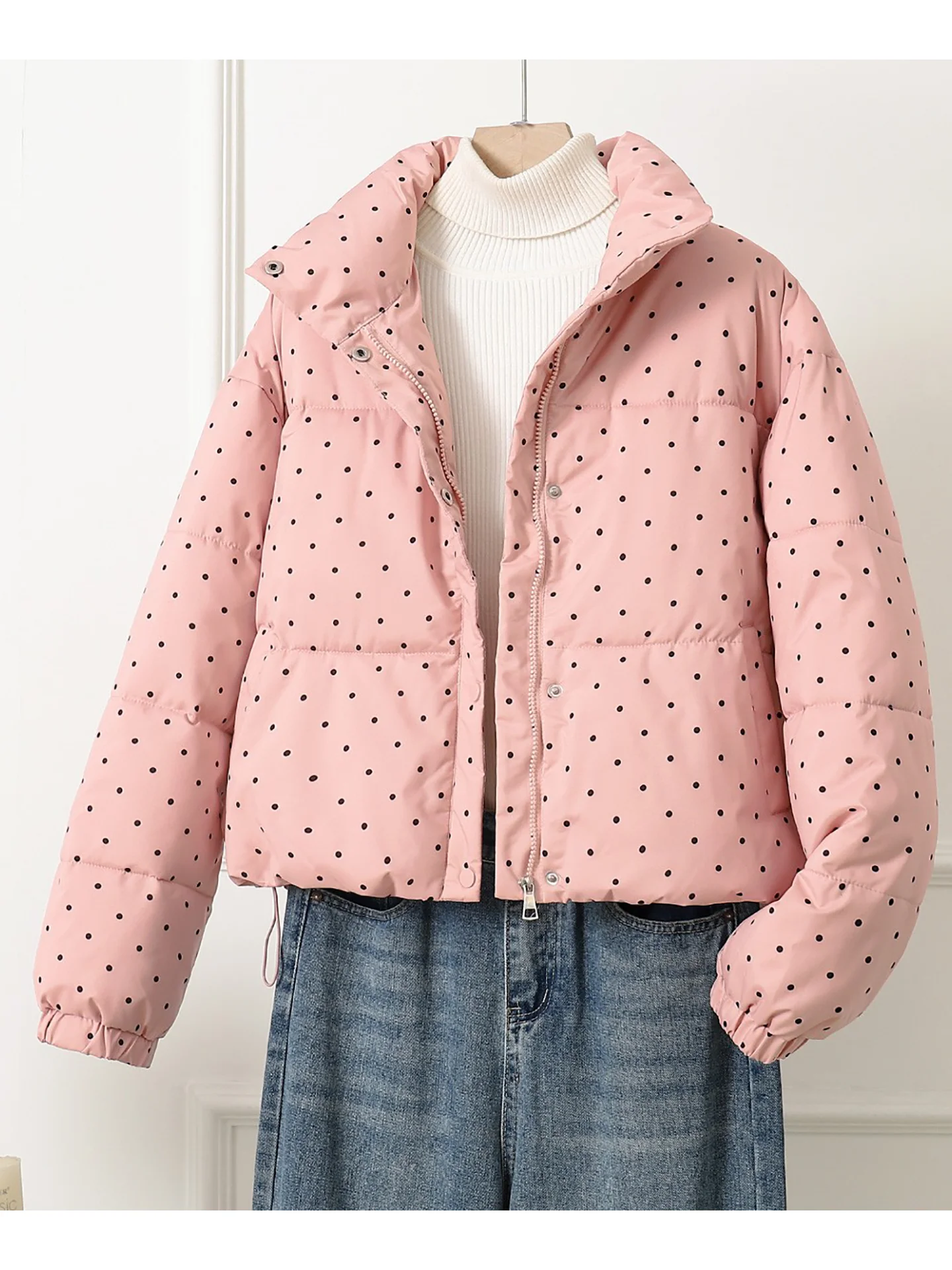 jeanswest-faionable-a-pois-coton-jaet-femmes-hiver-chaud-coupe-ample-ort-sle-design-polyvalent-sens-vetements-d'exterieur