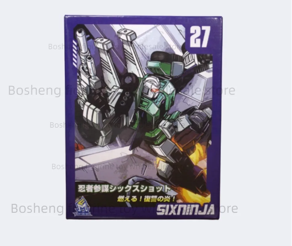 MFT ألعاب متحولة MF 27 MF27 G1 SIXSHOT MF-27G ستة جوانب الجندي عمل الشكل روبوت في الأوراق المالية #6