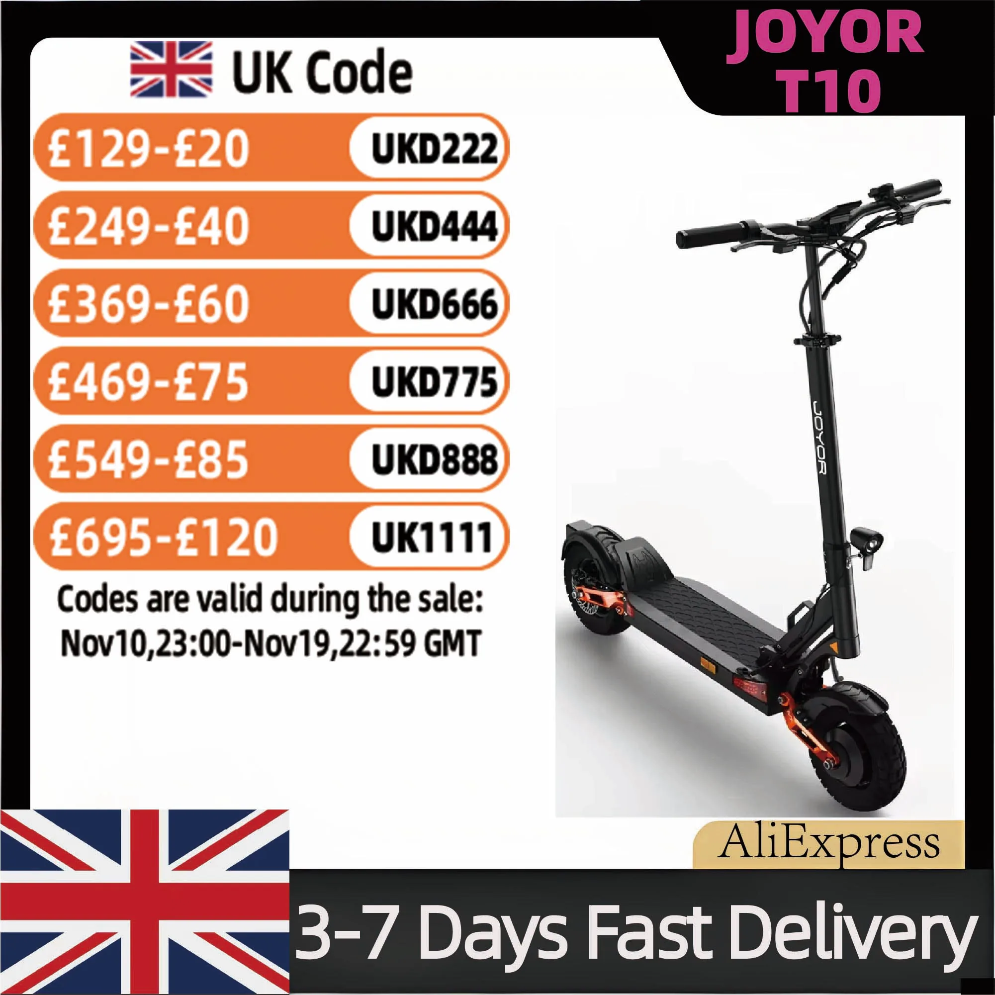 JOYOR T10 الكبار طوي مدينة Escooter 1000 واط * 2 سكوتر كهربائي 60V18AH بطارية 10 بوصة على الطرق الوعرة الإطارات E-mountain سكوتر