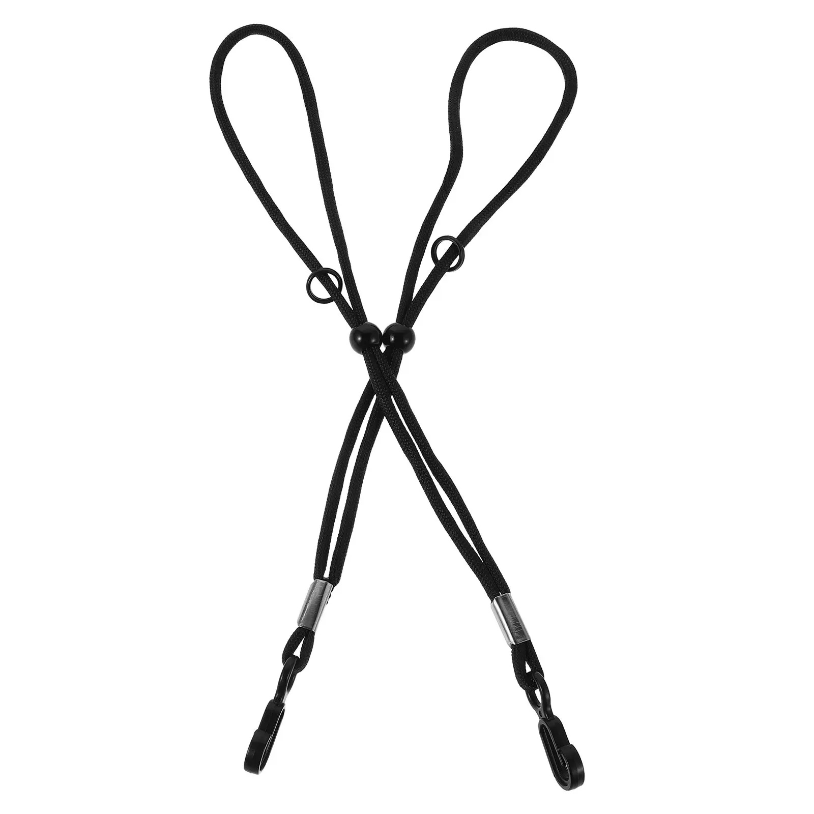 

1 Pair Ski Glove Lanyards Adjustable Anti-Lost Elastic Wrist Strap Safety Rope for Winter Outdoor Sports Gloves