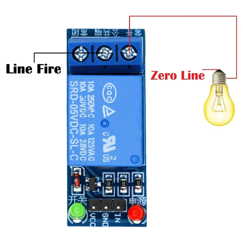 1-5PCS Channel 5V low level trigger One 1 Channel Relay Module interface Board Shield For PIC AVR DSP ARM MCU Arduino