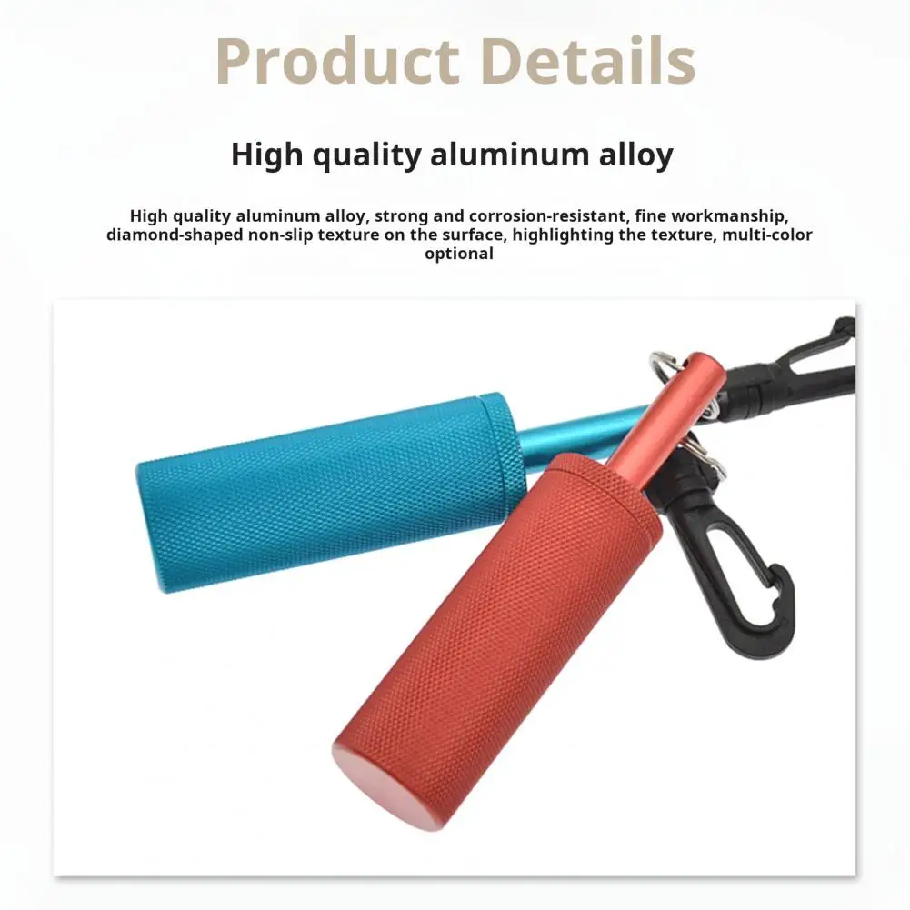 

Aluminum Alloy Diving Rattle Diving Shaker with Steel Balls Communication Device Set Aluminum Alloy Diving for Exploration