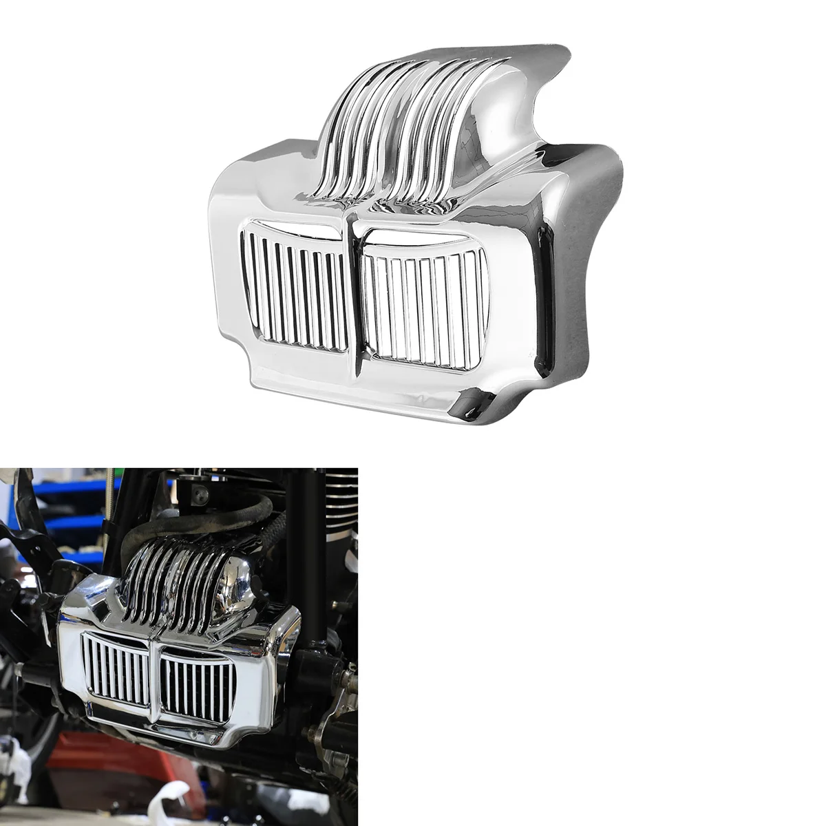 Oil Cooler Cover For Harley Touring FLHT Road King Electra Street Glide Trike 2011-2016