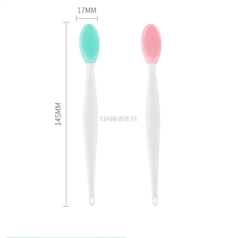 Cleanser Gezichtsneusborstelreiniger gezichtsbehandeling zachte siliconen exfoliator zwarte vlekken los neusreiniger gezichtsverzorgingstool op