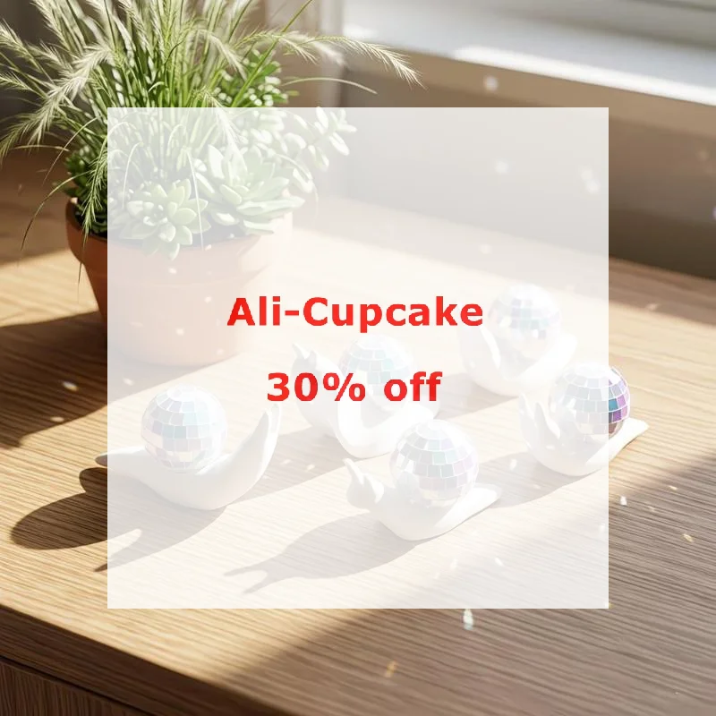 1/2 Pcs Miniature Snail Disco Ball Sun Catcher Retro Style Animal Figurines Mirror Ball Light Refraction Light Spot Abstract