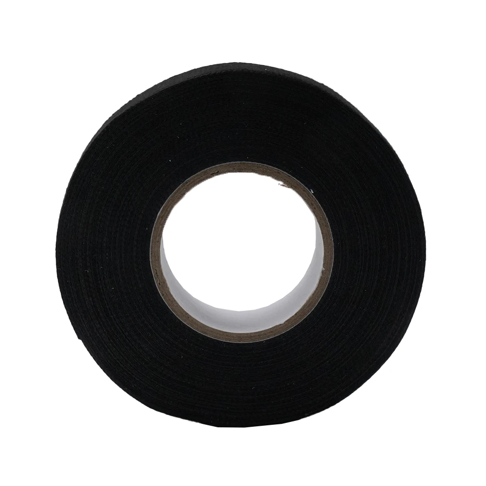 

Tape Cable Tape Winding 25mm X 15m Adhesive Cloth Fabric Tape Automotive Cable Tape Black Electrical Heat Tape