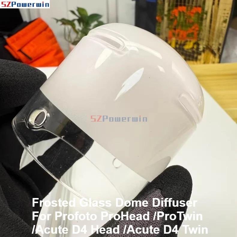 Frosted Glass Dome Diffuser For Profoto ProHead /ProTwin /Acute D4 Head /Acute D4 Twin 7.5cm Height New Flash Accessories