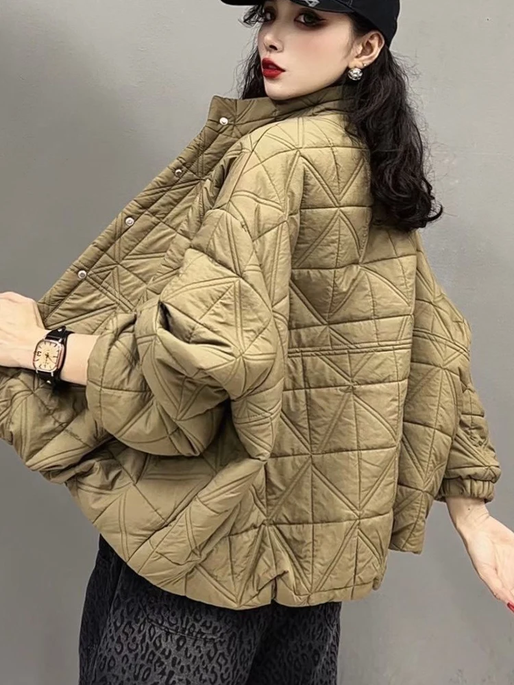 Max LuLu Elegant Quilted Winter Ladies Jeacket Luxury Oversized Coats Loose Leisure Thicken Harajuku Vintage Fashion Warm Parkas