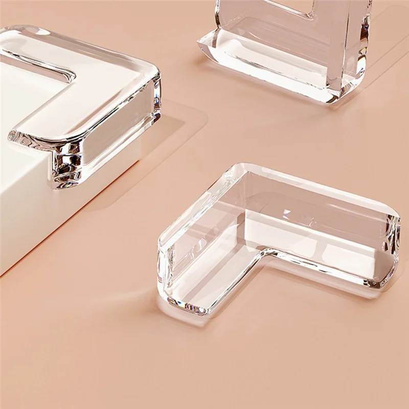 L-Shaped Anti-Collision Protective Cover Soft Desk Edge Protective Cover Anti-Collision Protective Cover-[Qahk]